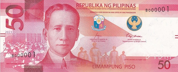 (939) ** PNew (PN231) Philippines - 50 Piso Year 2022
